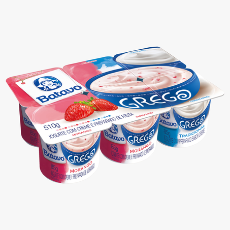Iogurte morango grego batavo bdj 510g