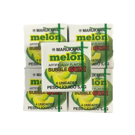 CHICLETE MELON BUBBLE GUM 5,4G