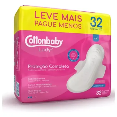 Absorv cottonbaby lady com abas com 32un