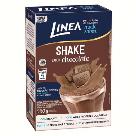 PÓ PARA SHAKE PARA REDUÇÃO DE PESO CHOCOLATE LINEA
