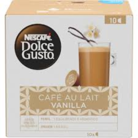 Capsulas cafe dolce gusto 10un au lait baunilha