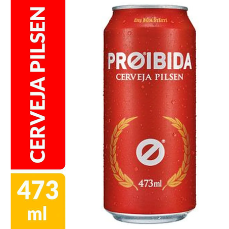 CERVEJA PROIBIDA PILSEN LATA 473ML