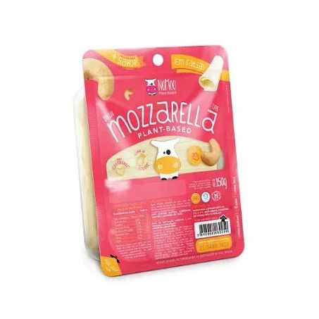 QUEIJO MOZZARELA FATIADO VEGANO NOMOO 150G 