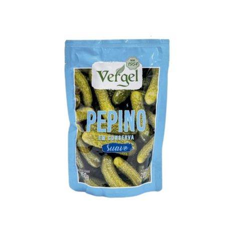 Pepino conserva vergel suave sachê 200g