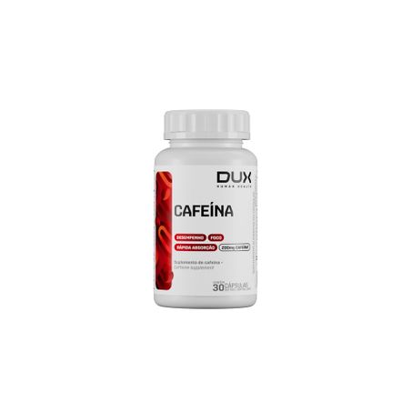 Suplemento cafeina dux c/30 cápsulas