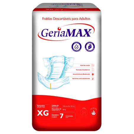 FRALDA ADULTO GERIAMAX XG 7UN