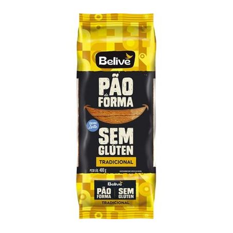 PÃO BELIVE FORMA TRADICIONAL 400G