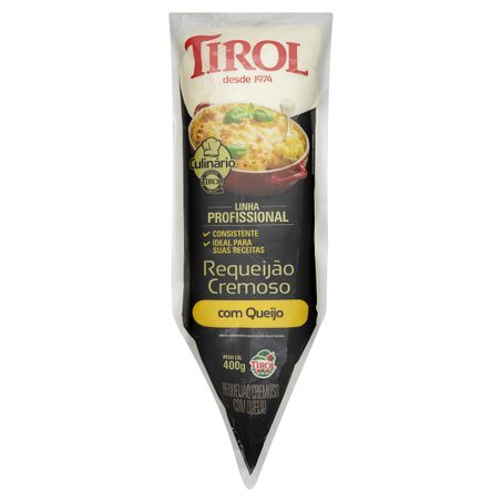REQUEIJÃO CREMOSO COM QUEIJO USO CULINÁRIO TIROL BISNAGA