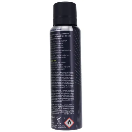 Antitranspirante Aerosol Nivea Men Deep Sport 72H Carvão Ativado Frasco Spray 150ml 360-24