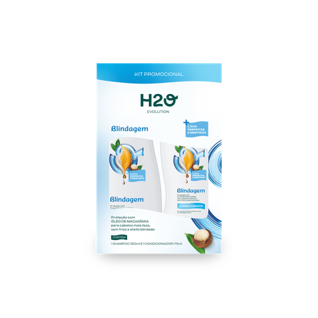 Kit H2o Shampoo 350ml e Cond 175ml Blindagem