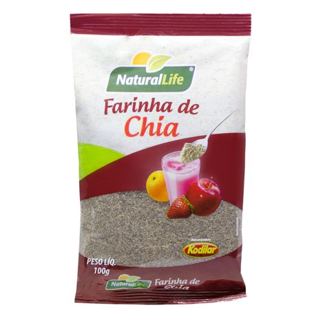 FARINHA DE CHIA NATURAL LIFE 100GR