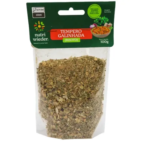 TEMPERO PARA GALINHADA RISOTO NUTRI E WIEDER 100G