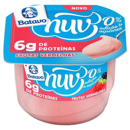 CREME QUARK BATAVO NUV FRUTAS VERMELHAS ZERO 100G