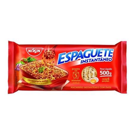 MASSA ESPAGUETE T5 NISSIN 500G