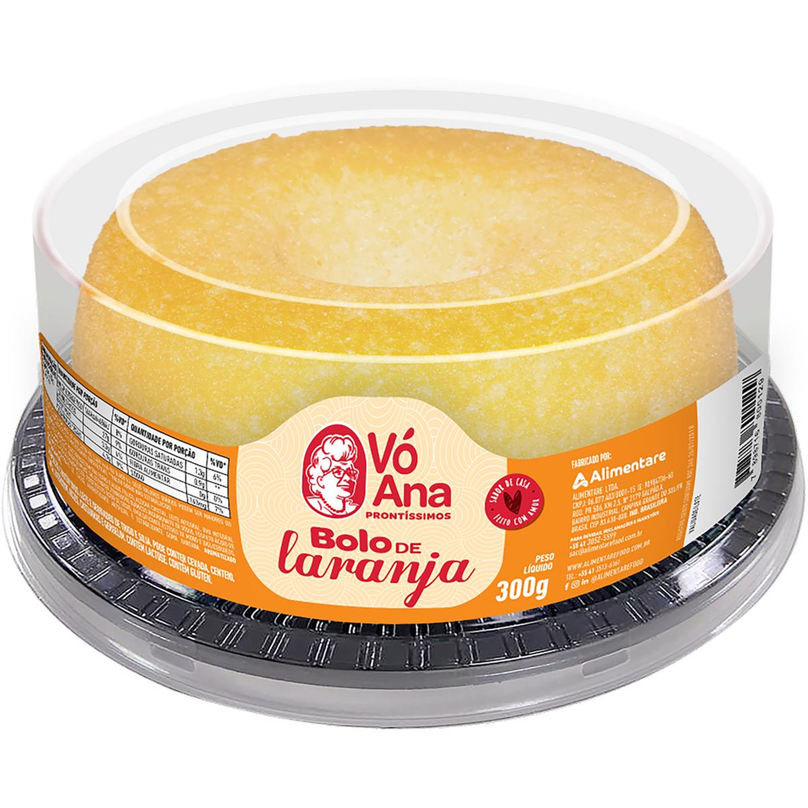 Bolo Vó Ana Laranja
