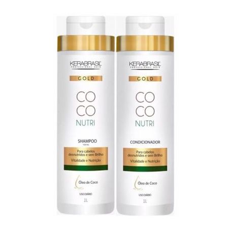 KIT SHAMP COND KERABRASIL GLD COCO