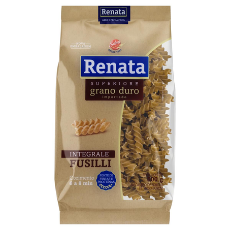 Massa Integral Renata 500g - Fusilli