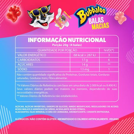 BALA BUBBALOO TUTTI FRUTTI 75G 360-1