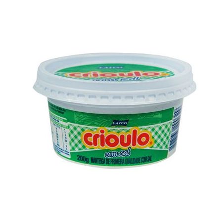 Manteiga Crioulo 500g Pote C/Sal