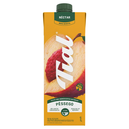Suco Tial 1 Litro - Pêssego e Pera - TP