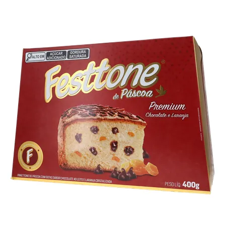 Panettone de Páscoa Festtone Chocolate e Laranja Cristalizada 400G 360-2
