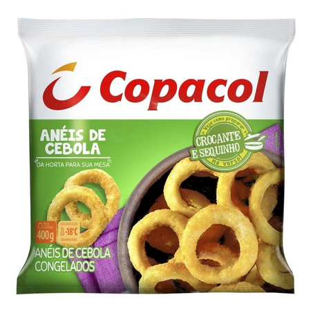 Aneis de Cebola Congelada Copacol 400g