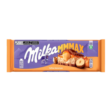 CHOCOLATE MILKA BARRA MMMAX CARAMELO 300G