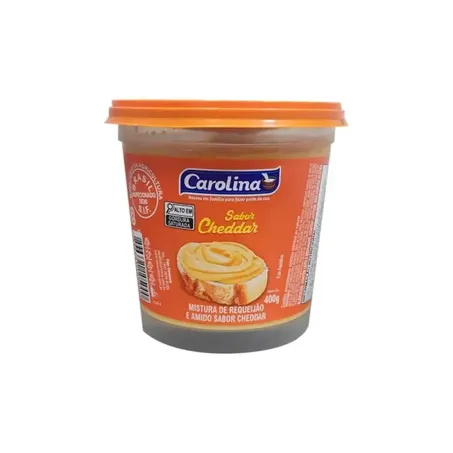 Mistura requeijão cheddar carolina 400g