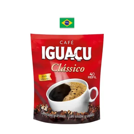 Cafe solu iguacu granulado classico sach 40g