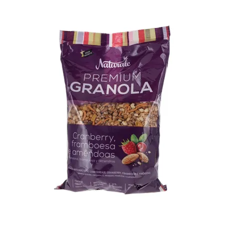 GRANOLA NATURALE CRANBERRY/FRAMBOESA/AMÊNDOAS 800G 360-1
