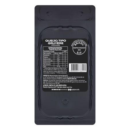 QUEIJO CRUZILIA FRACIONADO GRUYERE 140G 360-3