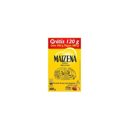 Amido Milho Maizena Caixa Leve 500g Pague 450g 
 