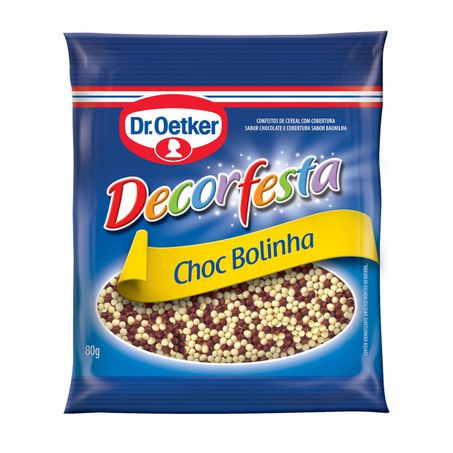 Confeito dr.oetker choc bolinha 80g