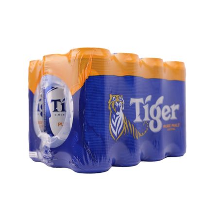 Cerveja Tiger Puro Malte Crystal Lata 350ml - Pacote com 12un - 4.2lt 360-53