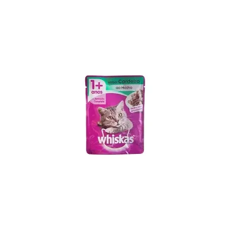 Sache gato adulto cordeiro whiskas 85g
