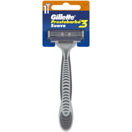 Aparelho barba gillette prestobarba3 suave pcc/5x1un