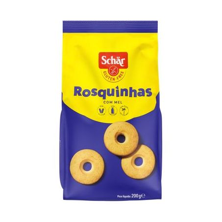 Rosquinhas Doce Schär com Mel Pacote 200gr