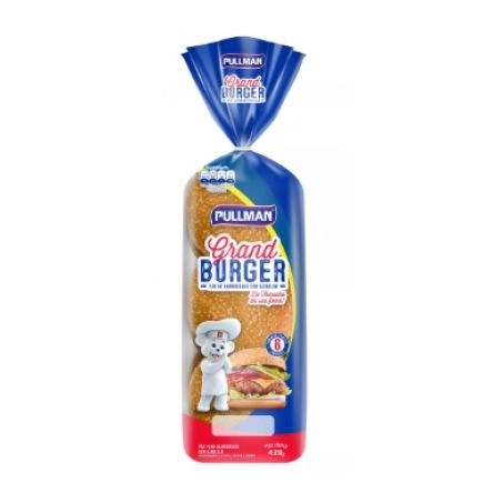 PÃO PULLMAN HAMBURGUER C/GERGELIM 420G