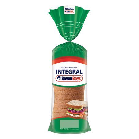PÃO DE SANDUÍCHE INTEGRAL SEVEN BOYS