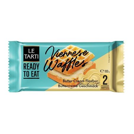 Biscoit le tarti waffer recheado 100g manteiga/baunilha