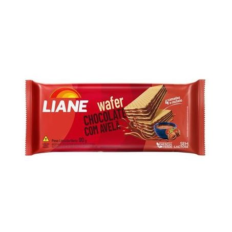 Lanche wafer s/lactose liane 90gr chocol
