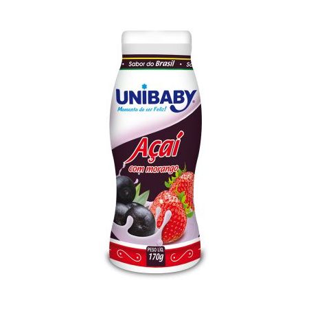Bebida Láctea Unibaby Ação com Morango 170G