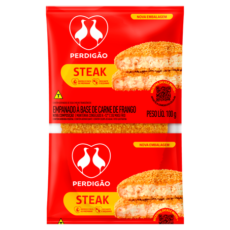 STEAK PERDIGAO 100G FRANGO