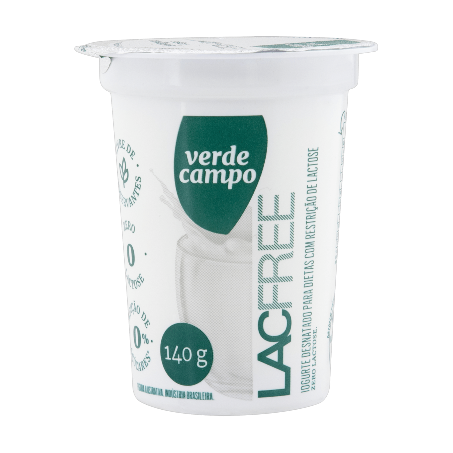 Iogurte desnatado natural verde campo 140g