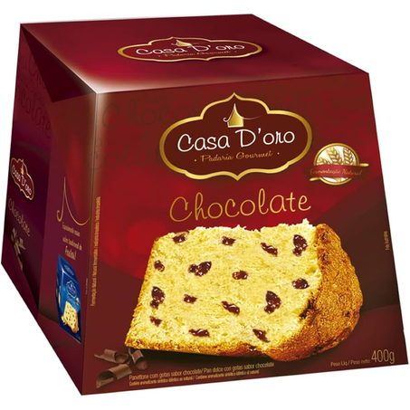PANETTONE CASA D´ORO GOTAS DE CHOCOLATE 400G