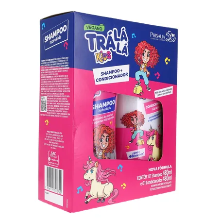 Kit Tra La La Kids Hidrakids Shampoo Condicionador Kit 1UN 360-32
