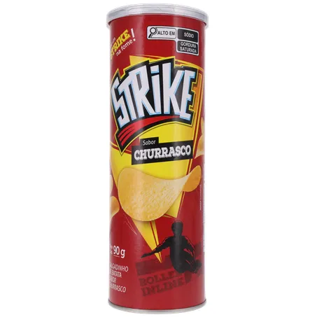 SALGADINHO BATATA STRIKE CHURRASCO POTE 90G 360-1