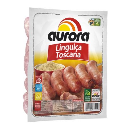 Linguica aurora toscana 800g