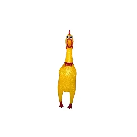 Brinquedo frango sonoro gritador murano