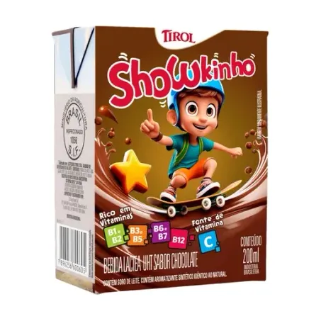 Bebida láctea tirol showkinho caixa 200ml